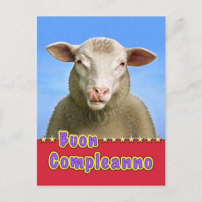 Carte Postale Buon Compleanno (Devant)