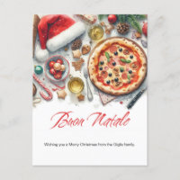 Buon Natale Aquarelle fête de Noël italienne