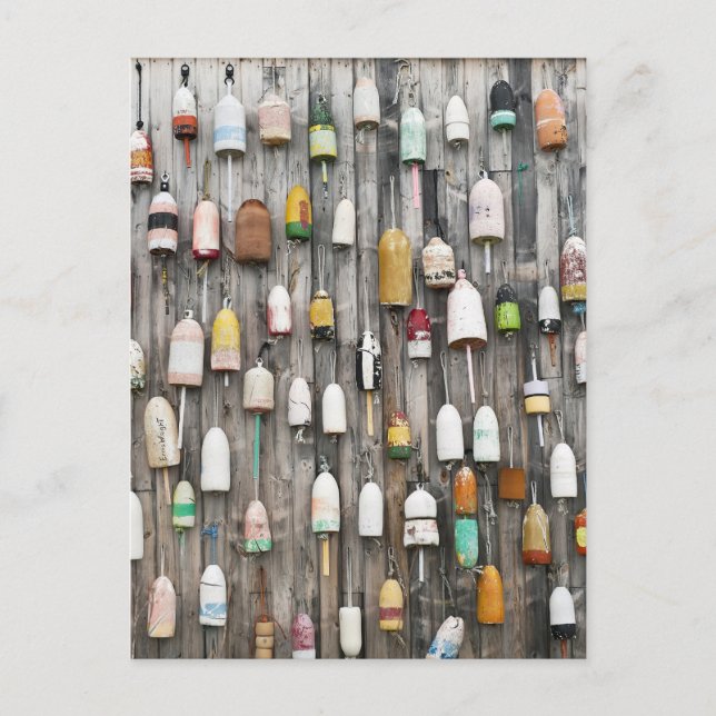 Carte Postale Buoy shack, Maine, (Devant)