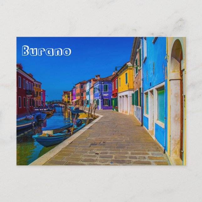 Carte postale Burano (Devant)