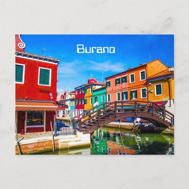 Carte postale Burano (Devant)