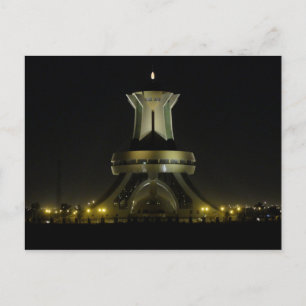 Carte Postale Burkina Faso - Ouagadougou - Monument à la nuit