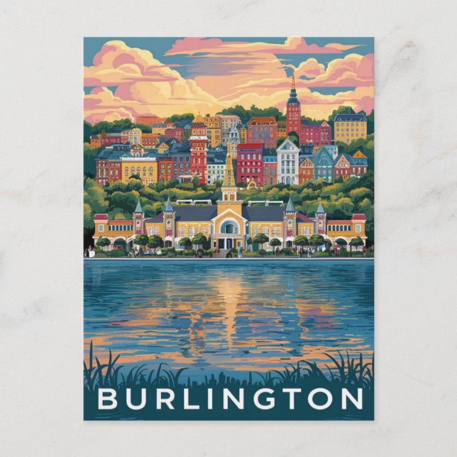 Carte Postale Burlington, Vermont (Devant)