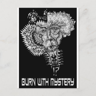 Carte Postale Burn with mystery