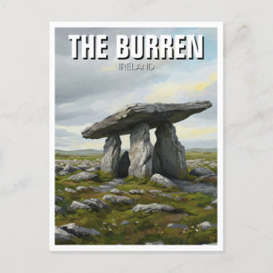 Carte Postale Burren Irlande Poulnabrone Dolmen Travel