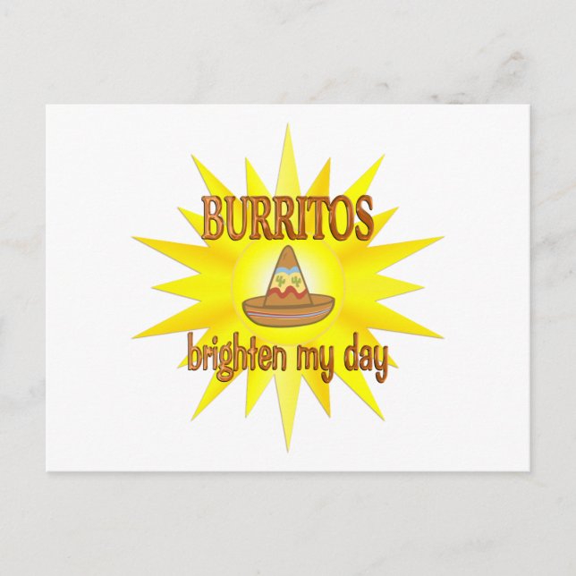 Carte Postale Burritos Brighten (Devant)