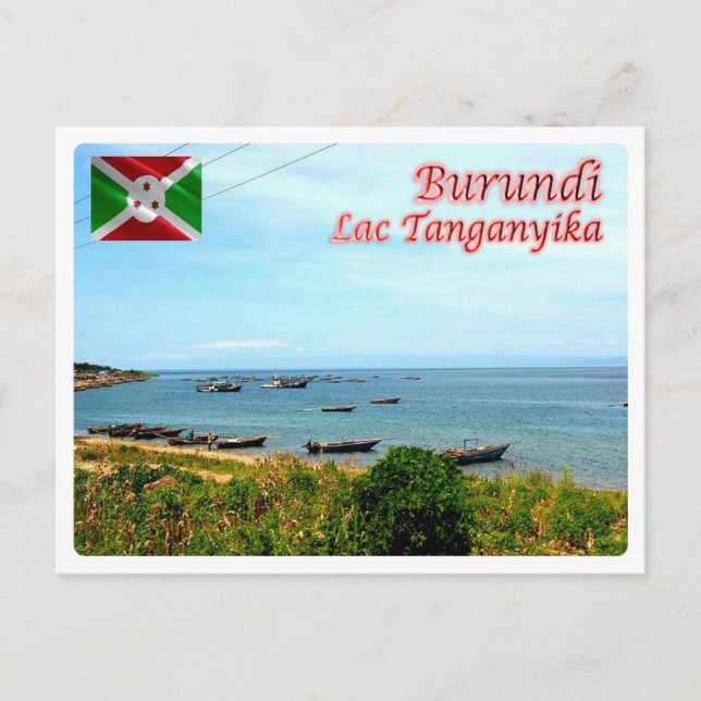Carte Postale Burundi - Lac Tanganyika - (Devant)
