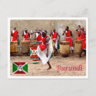 Carte Postale Burundi - Spectacle de Tambours -