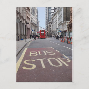 Carte Postale Bus à deux étages à Londres