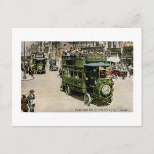 Carte Postale Bus Double Deck, New York