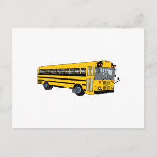 Carte Postale Bus scolaire