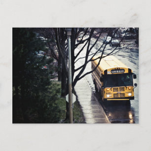 Carte Postale Bus scolaire