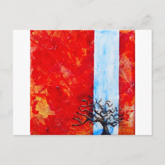 Carte Postale Bush en feu (Devant)