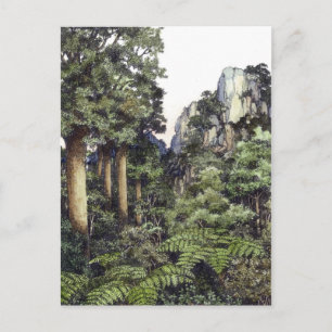 Carte Postale Bush Imprime la Nouvelle-Zélande