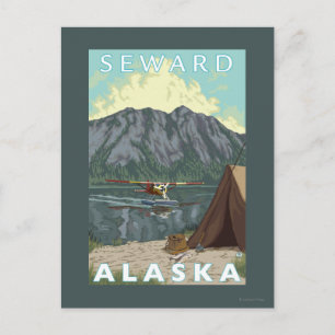 Carte Postale Bush Plane & Fishing - Seward, Alaska