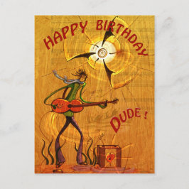 Carte postale Busker Birthday