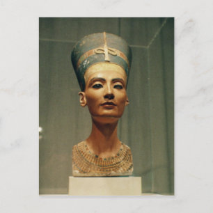 Carte Postale Buste de la reine Nefertiti, vue frontale