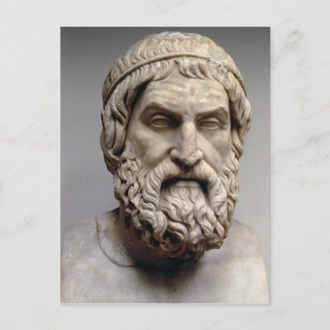 Carte Postale Buste de portrait de Sophocles (Devant)