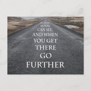 Carte Postale Buts et rêves motivation et inspiration