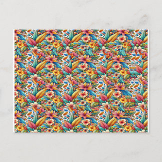 Carte Postale Butterfly 1 Stereogram Magic Eye - No Envelope