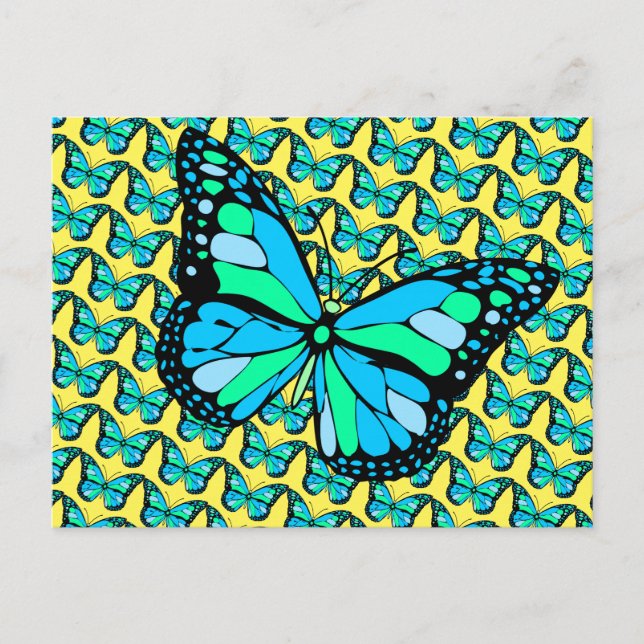 CARTE POSTALE BUTTERFLY-21 (Devant)