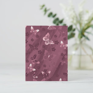 Carte Postale Butterfly Pattern 16