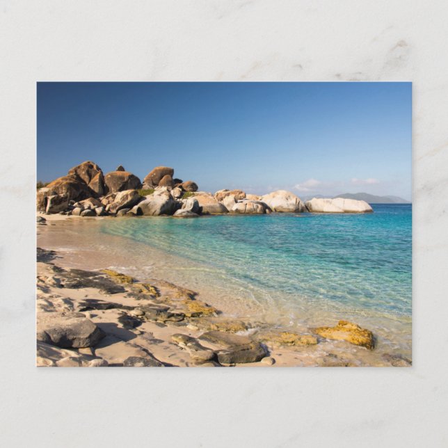 Carte Postale BVI, Virgin Gorda, Le Parc National Des Bains (Devant)