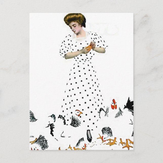 Carte Postale C Coles Phillips "Fadeaway Girl" "Country Life" (Devant)
