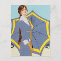 C Coles Phillips « Parapluie de plage » Fadeaway G