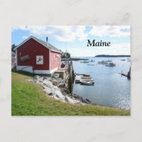 cabane et bateaux de homard au Maine