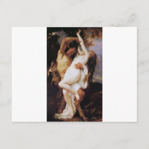Carte Postale Cabanel Alexandre Nymphe et Satyr 1860
