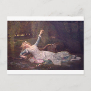 Carte Postale Cabanel Alexandre Ophelia 1883