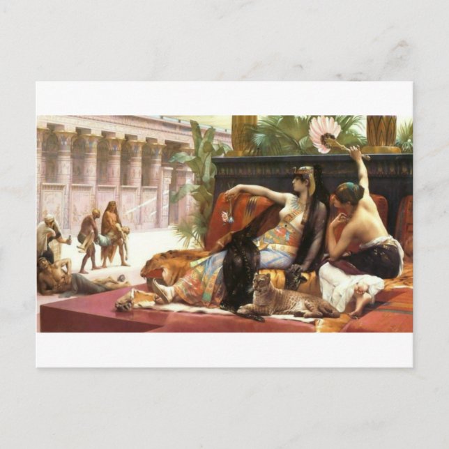 Carte Postale Cabanel Cleopatra teste des poisons sur Pri Condam (Devant)