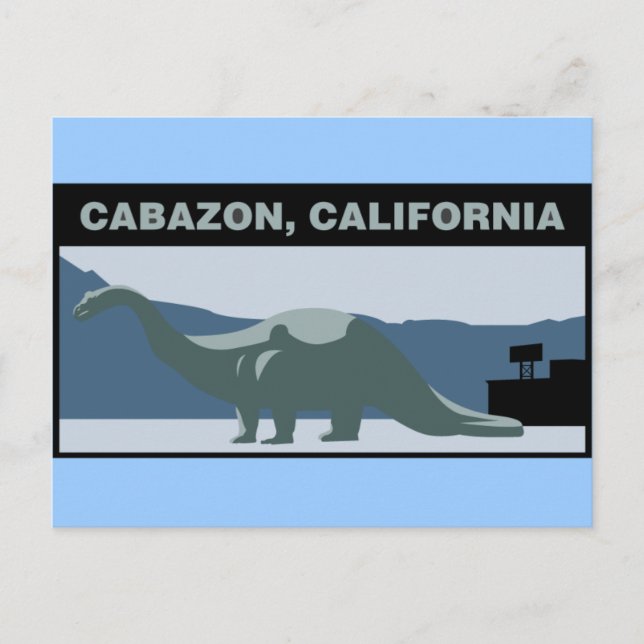 Carte Postale Cabazon, Californie (Devant)