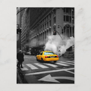 Carte Postale Cabine jaune de New York