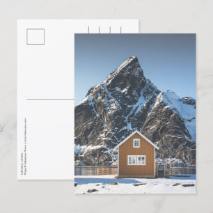 Carte Postale Cabine jaune Lofoten