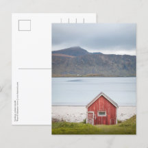 Cabine rouge Ramberg Lofoten