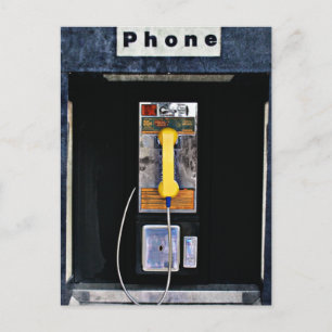 Carte Postale Cabine téléphonique d'origine