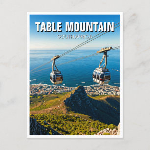 Carte Postale Cableway de la montagne de la Table Afrique du Sud