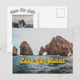 Carte postale Cabo Save the Date Mexique Mariage