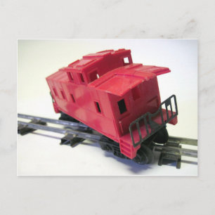 Carte Postale Caboose rouge