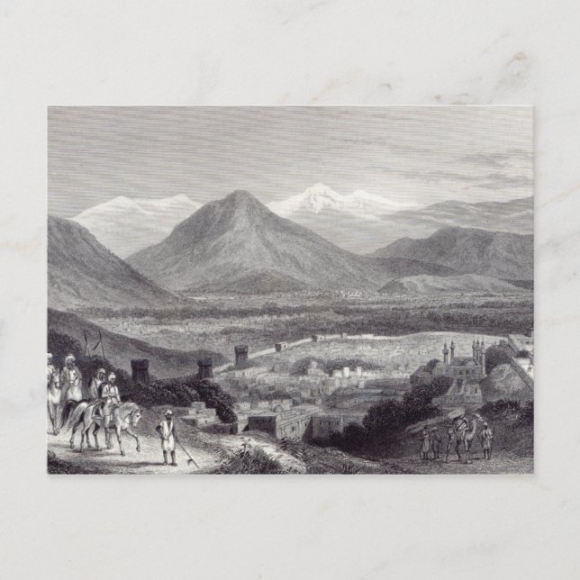 Carte Postale Cabul du Bala Hissar (Devant)