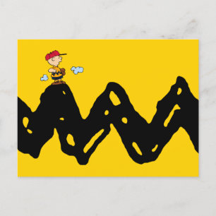 Carte Postale cacahuètes   Charlie Baseball Brown
