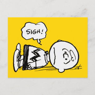 Carte Postale cacahuètes Charlie Brown est en panne