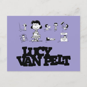 Carte Postale cacahuètes Lucy