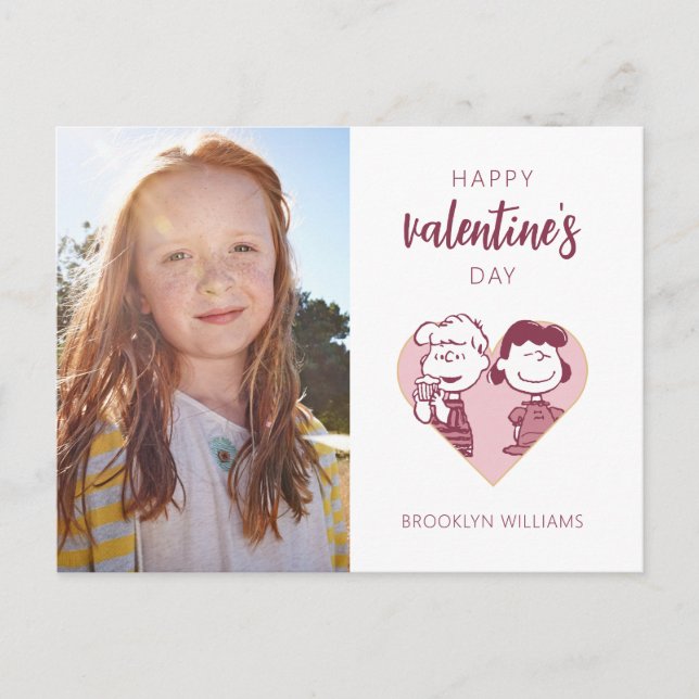 Carte Postale cacahuètes | Saint Valentin | Schroeder & Lucy (Devant)