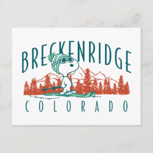 Carte Postale cacahuètes   Snoopy Breckenridge Colorado