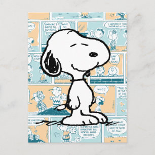 Carte Postale cacahuètes   Snoopy Comic Motif