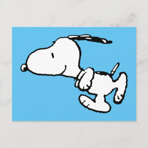 Carte Postale cacahuètes   Snoopy Run