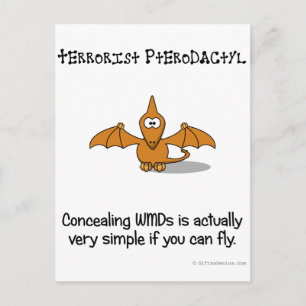 Carte Postale Cacher les armes de destruction massive n'est pas 